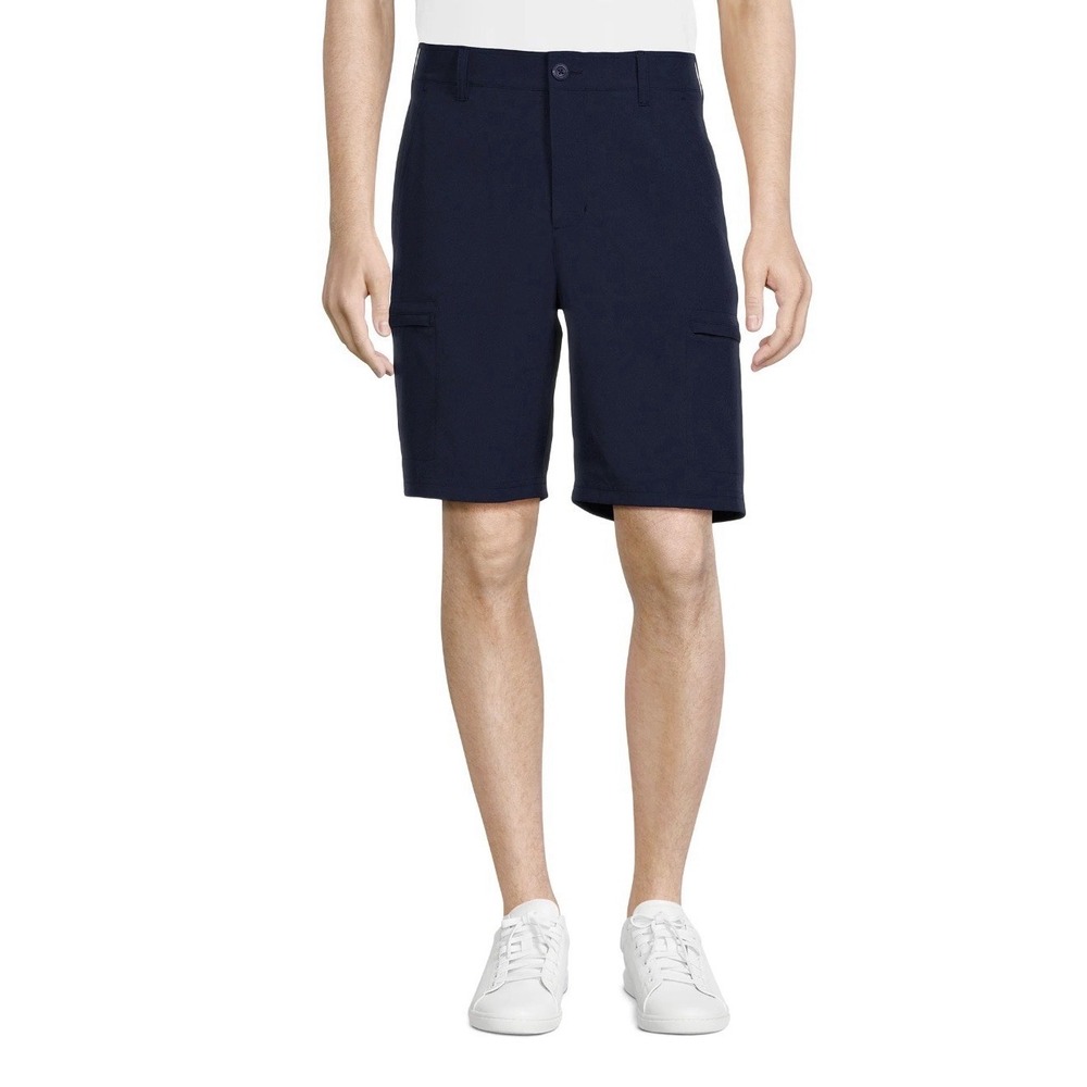 Birdie Bound Mens Cargo Golf Shorts Navy Blue Size 30 NWT 9 Inch Inseam